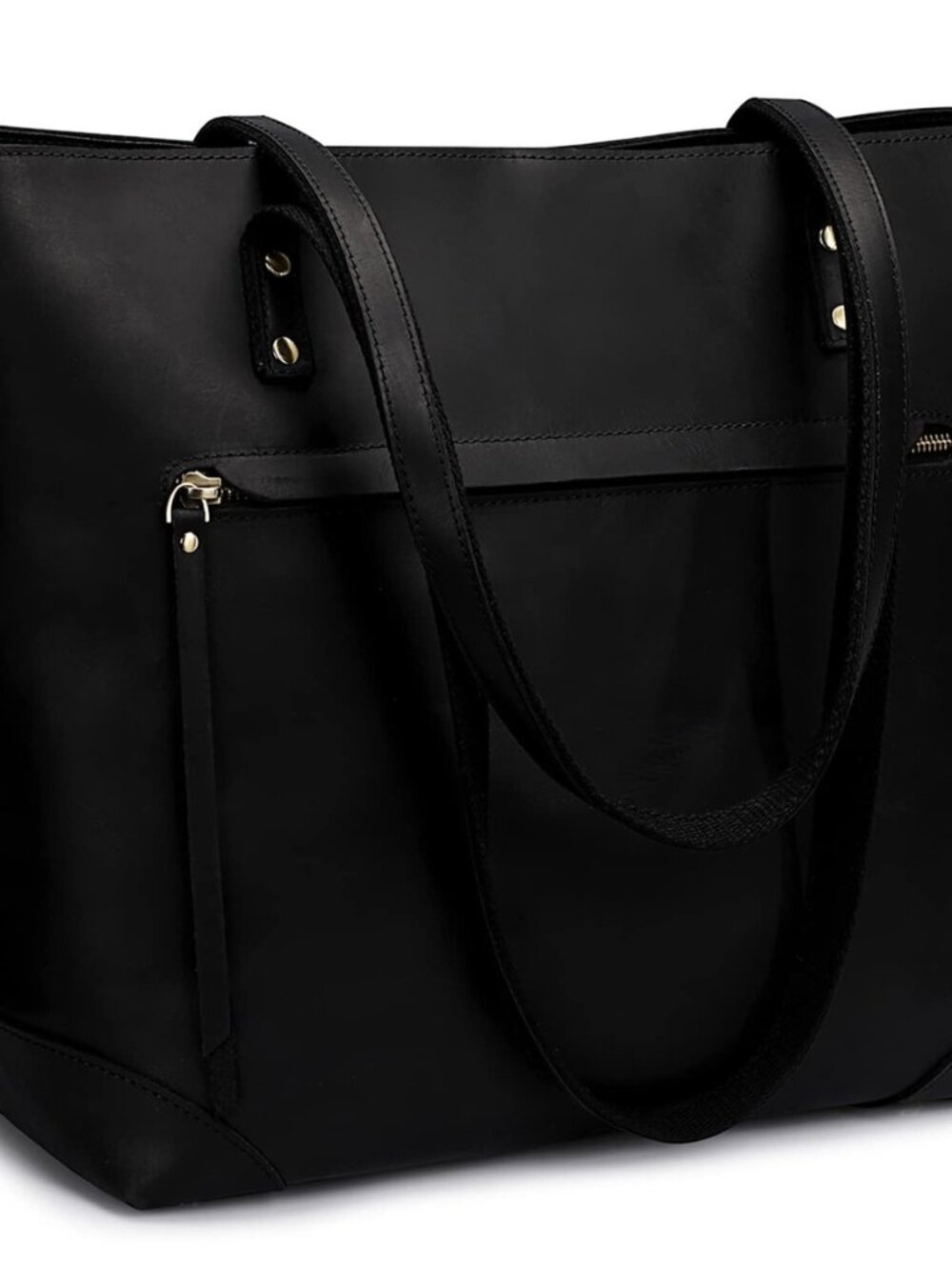 Vintage Genuine Leather Shoulder Bag Work Totes for Women Large